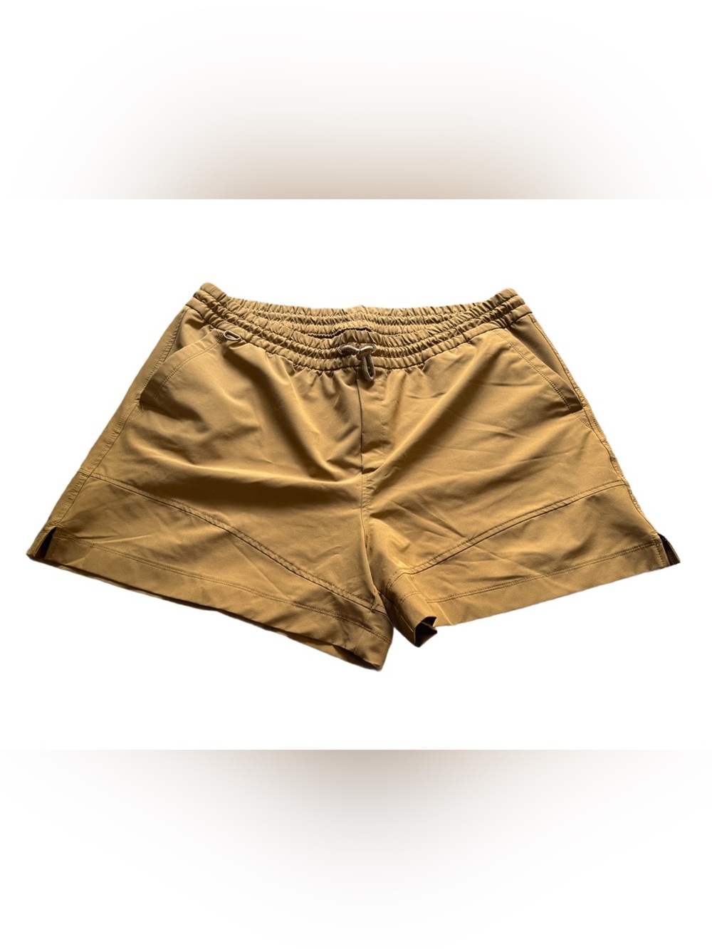 Old Navy Women's Drawstring Athletic Shorts in Mustard